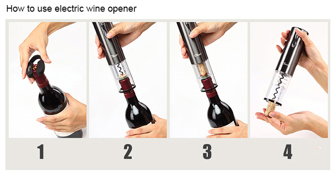 How to Use Electric Wine Opener?
