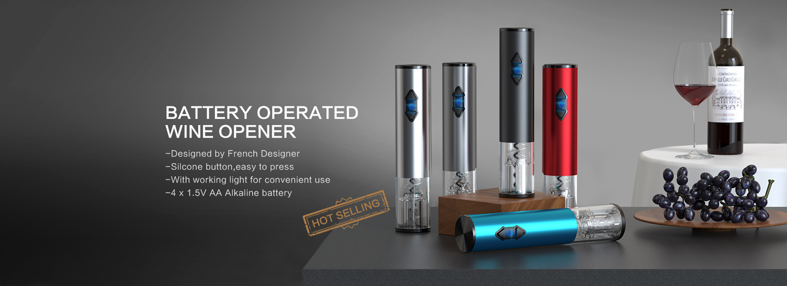 KLT Hot Selling Electric Wine Openers